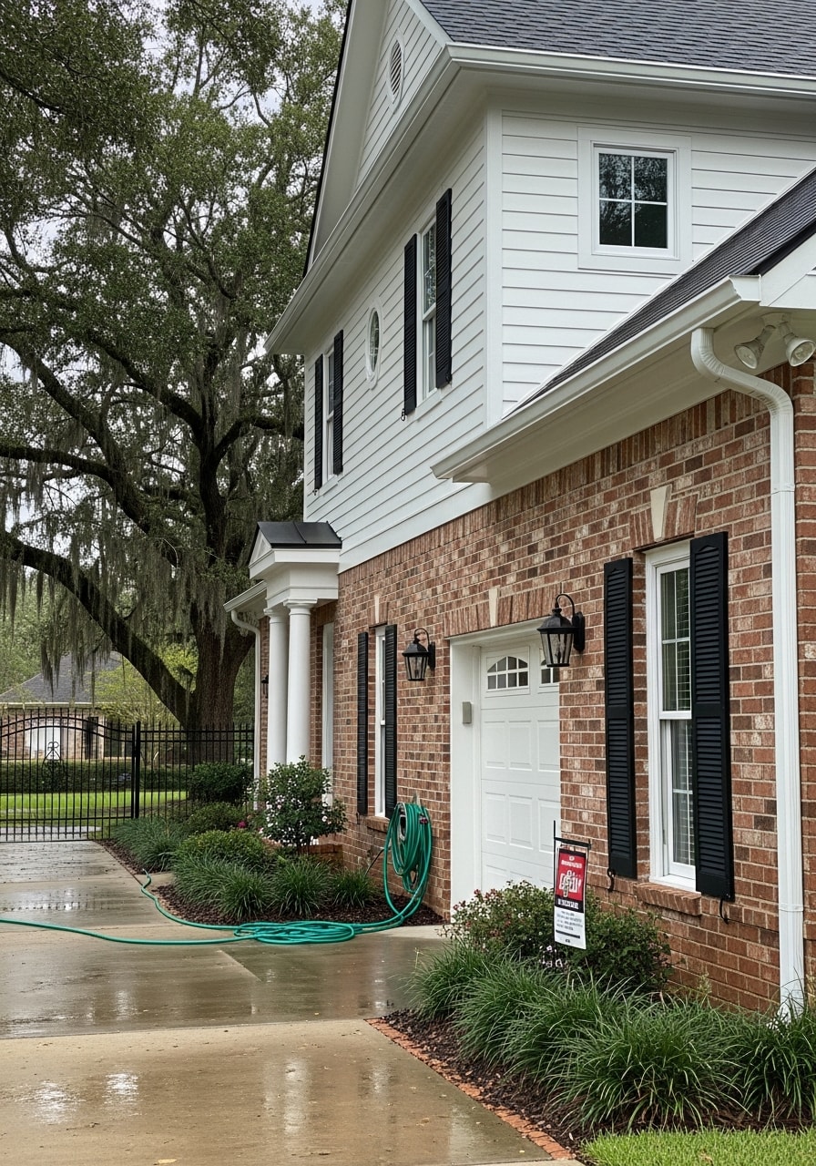 A detailed view of quality workmanship on a Baton Rouge home, highlighting professional execution and local expertise.